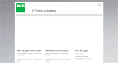Desktop Screenshot of bott-group.com