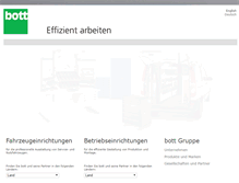 Tablet Screenshot of bott-group.com